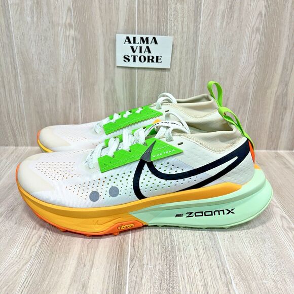 Nike ZoomX Zegama 2 Summit White Laser Orange FD5191-100 Women's Size 10 - Picture 2 of 10